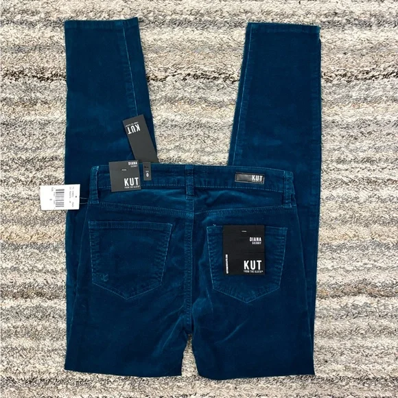 KUT From The Kloth Corduroy Diana Skinny Jeans Sz 0 NWTKUT Skinny Jeans NEW-